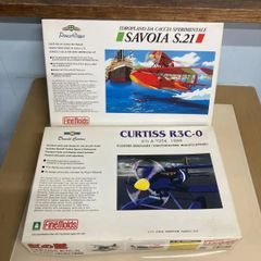 プラモデル　紅の豚　サボイア　カーチス　セット　SAVOIA　S.21　試作戦闘飛行艇　ポルコ・ロッソ　CURTISS　R3C-0　非公然水上戦闘機　ドナルド・カーチス　1/72　ファインモールド