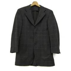 ポールスチュアート テーラードジャケット アウター チェック柄 カシミヤ混 イタリア製 メンズ 44サイズ グレー PAUL STUART 【中古】のサムネイル