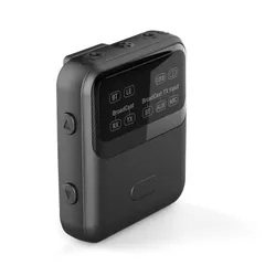 eppfun LE Audio/APTX Adaptive 対応 Bluetooth 5.4 オーディオレシーバー &トランスミッター Aux 対応 ブルートゥース 送/受信機 有線スピーカー/車載/ステレオシステム 等に適用