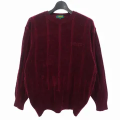 ケンゾー KENZO GOLF ワンポイント セーター ニット 3 レッド 赤