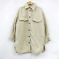 エイチアンドエム ロングシャツジャケット アウター レディース EUR Lサイズ ベージュ系 H&M 【中古】