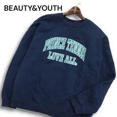 PRINCE × BEAUTY&YOUTH プリンス × ユナイテッドアローズ別注★ 秋冬 裏起毛 スウェット トレーナー Sz.M メンズ 紺