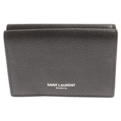 SAINT LAURENT PARIS (サンローランパリ) コンパクトウォレット 459784 ブラック レザーのサムネイル