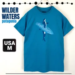 WILDER WATERS COLLECTION★パタゴニア patagonia★オーガニックTシャツ★サーフボード&シャチ★USAメンズM  #2504A024