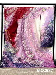 振袖 豪華 金通し 金彩 桜 紋意匠 ぼかし八掛 身丈169cm