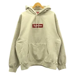 【中古】Supreme 21AW Box Logo Hooded Sweatshirt クリーム サイズXL シュプリーム[91]