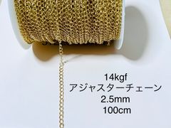 No.C12★14kgf アジャスターチェーン2.5mm    100cm