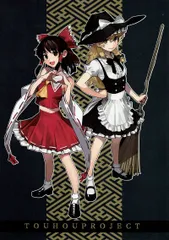 東方Project下敷き 霊夢・魔理沙　-博麗神社社務所-(送料込)