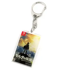 【中古】キーホルダー パッケージデザイン アクリルキーホルダー 「Switchソフト ゼルダの伝説 ブレスオブワイルド」 Amazon.co.jp限定購入特典