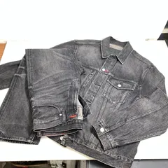 f001 H ミンギュ着用モデル カルバンクライン デニムセットアップ デニムジャケット デニムパンツ メンズ Mサイズ Gジャン Calvin Klein