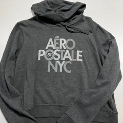エアロポステール（AEROPOSTALE）プルオーバー　パーカー　ショート丈のXLサイズ　アメリカ古着のサムネイル