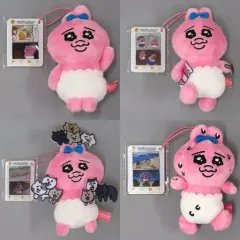【中古】キーホルダー 全4種セット SNS風アクリル付きマスコット 「おぱんちゅうさぎ」