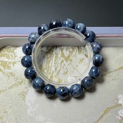 周年祭♡高品質15ミリ ブルーグリーンカイヤナイト ブレスレット