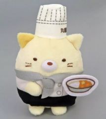 [중고] 열쇠 고리 고양이 (콕 코트) 매달려 봉제 인형 [마루 후쿠 커피 점 × 스미코 쿠라시 (2024)]