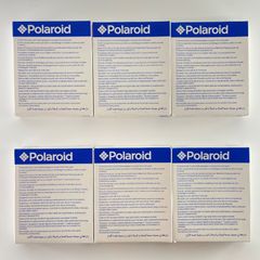 未開封 Polaroid ポラロイドカメラ type 600 期限切れフィルム 2004年2月 6箱まとめ
