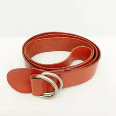 定価3万 サリバン  LEATHER ZIPPED DOUBLE BELT