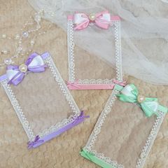 【Sale】気まぐれ#36 レースフレーム ハートパーツ 各色 /B7硬質ケース