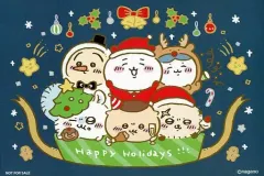 【中古】キャラカード 集合(6人) クリスマスカード 「ちいかわ なんか小さくてかわいいやつ」 ちいかわらんど・キデイランド対象商品購入特典のサムネイル