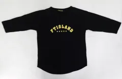【中古】Tシャツ(男性アイドル) FTISLAND ラグランTシャツ ブラック フリーサイズ 「2013 FNC KINGDOM IN JAPAN ～Fantastic＆Crazy～」 