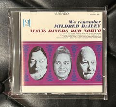 【国内盤CD】メイヴィス・リヴァース - レッド・ノーボ 「ウィ・リメンバー・ミルドレッド・ベイリー」 Mavis Rivers Red Norvo