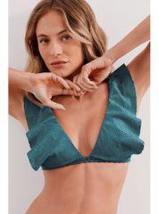 Lithoscale Riz Frill Cheeky Women's Brazilian Bikini Swimsuit