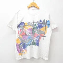 XL/古着 半袖 ビンテージ Tシャツ メンズ 90s クルーネック 白 ホワイト 24aug08 中古