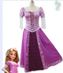 ラプンツェル ディズニー コスプレ衣装 子供用 大人用 ハロウィン 仮装 演劇服装 ディズニープリンセス