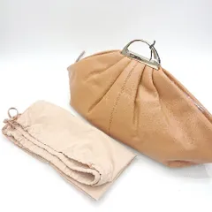 ◇ Θ◎●未使用● THE VOLON ザ ヴォロン 牛革 カウレザー クラッチバッグ ブラウン レディース E  【1412090037191】