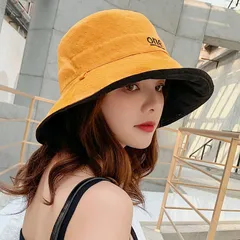 バケットハット 帽子 両面用 レディース ハット つば広帽子 UVカット キャップ 折りたたみ 紫外線対策 日焼け防止 暑さ対策 春夏daibei01