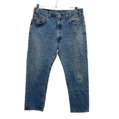 Levi's 505 デニムパンツ W38 ブルー リーバイス ジップアップ カジュアル アメカジ ジーンズ 古着卸 アメリカ仕入 2506-514