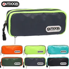 ペンケース OUTDOOR PRODUCTS アウトドア リップストップ Wファスナー ペンポーチ 筆箱 おしゃれ 高校生 中学生 小学生 女子 男子 女の子 男の子 大容量 シンプルのサムネイル
