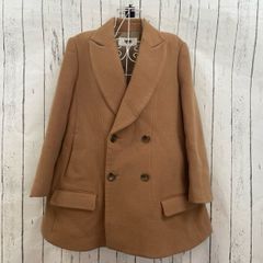 美品】ドナマリー フォックスファー付き ウール レーヨン ロングコート 