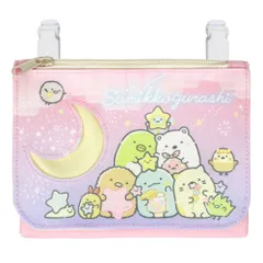 ☆ すみっコぐらし11 ☆ キャラクター 窓付きポケットポーチ 移動ポケット 女の子 ポケットポーチ キャラクター グッズ すみっコぐらし ティッシュケース ポケットティッシュ クリップ ポケット ポーチ 幼稚園 園児 女児 かわいい おしゃれ
