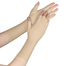 【在庫処分】[Rose] 接触冷感・抗菌防臭 UVカット手袋 アーム カバー レディース 紫外線対策 グッズ 27㎝指あり