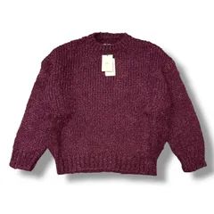 参考上代68200円 未使用品 stein MOHAIR WOOL LOOSE KNIT LS モヘヤウールルーズニット セーター シュタイン ST.714 マロン M  92885A5のサムネイル