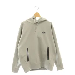 パーリーゲイツ PEARLY GATES 24AW ポリエステルヤーン ニットフーディー パーカー M グレー /DF ■OSのサムネイル