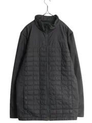 【お得なクーポン配布中!】 US企画 ノースフェイス 中綿 キルティング ナイロン ジャケット メンズ M / 古着 The North Face アウトドア サーモボール ジャンパー 黒