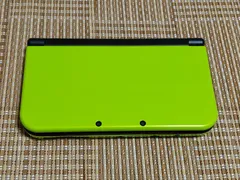 本体のみ New3DSLL ライム×ブラック G