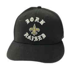 BORN X RAISED ボーンアンドレイズド NEW ERA 59FIFTY  NFL キャップ  ブラック 7 5/8
