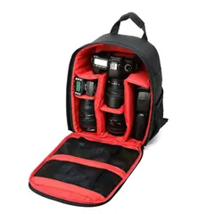 [azumafy] カメラバック リュック 大容量 カメラ 仕切り 一眼レフ 多機能 バックパック 旅行 撮影 登り アウトドア 防水 軽量 三脚 男女兼用 日常用 (レッド) [レッド]のサムネイル