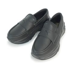 【新品】PUMA レディース 厚底 ウィメンズ ローファー LOAFYR WOMENS 397730-01 PUMA Black プーマブラック