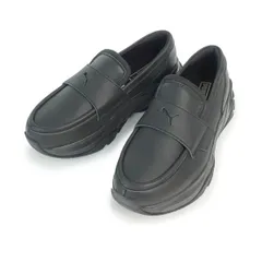 【新品】PUMA レディース 厚底 ウィメンズ ローファー LOAFYR WOMENS 397730-01 PUMA Black プーマブラックのサムネイル