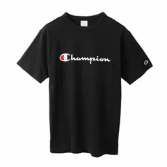 【新品】Champion(チャンピオン) 半袖 カジュアル シャツ メンズ ユニセックス Tシャツ ティーシャツ Tシャツ コットン　ブラック　GT23HY06794-003