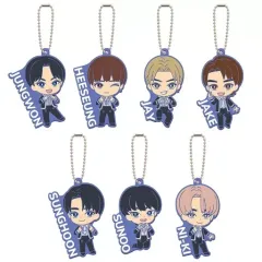 【中古】キーホルダー 全7種セット 「ENHYPEN カプセルラバーマスコット」