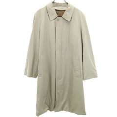 ダックス リネンブレンド ライナー付き ステンカラーコート 92A5 カーキ DAKS メンズ