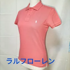 ラルフローレン　RALPH LAUREN　レディースポロシャツMsize　赤