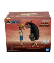 ONE PIECE 피규어 Revible Moment 루피 & 생크 반다이
