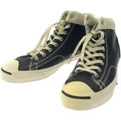 CONVERSE×MASTERMIND コンバース×マスターマインド BEAMS別注 MMJ 1800足限定 JACK PURCELL ハイカットスニーカー ブラック 28cm