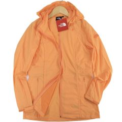 【レディース】 新品 THE NORTH FACE ノースフェイス 軽量 ストレッチ 収納袋あり URBANE JACKET アーベイン ジャケット アウトドアウェア ライトオレンジ