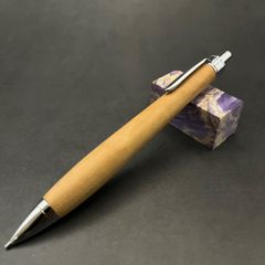 やまだ工房　木軸シャープペンシル　オリーブ